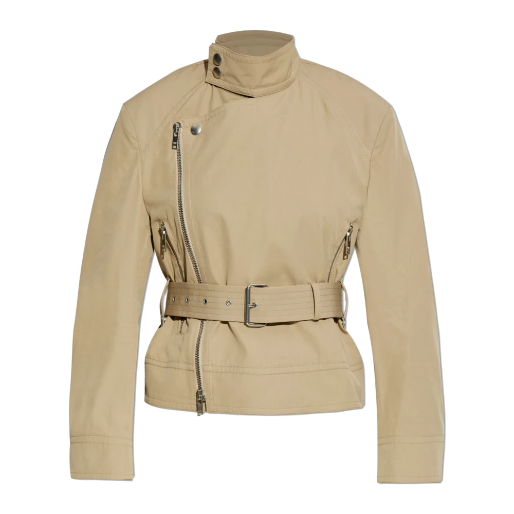 Bottega Veneta Jas met opstaande kraag Beige Dames