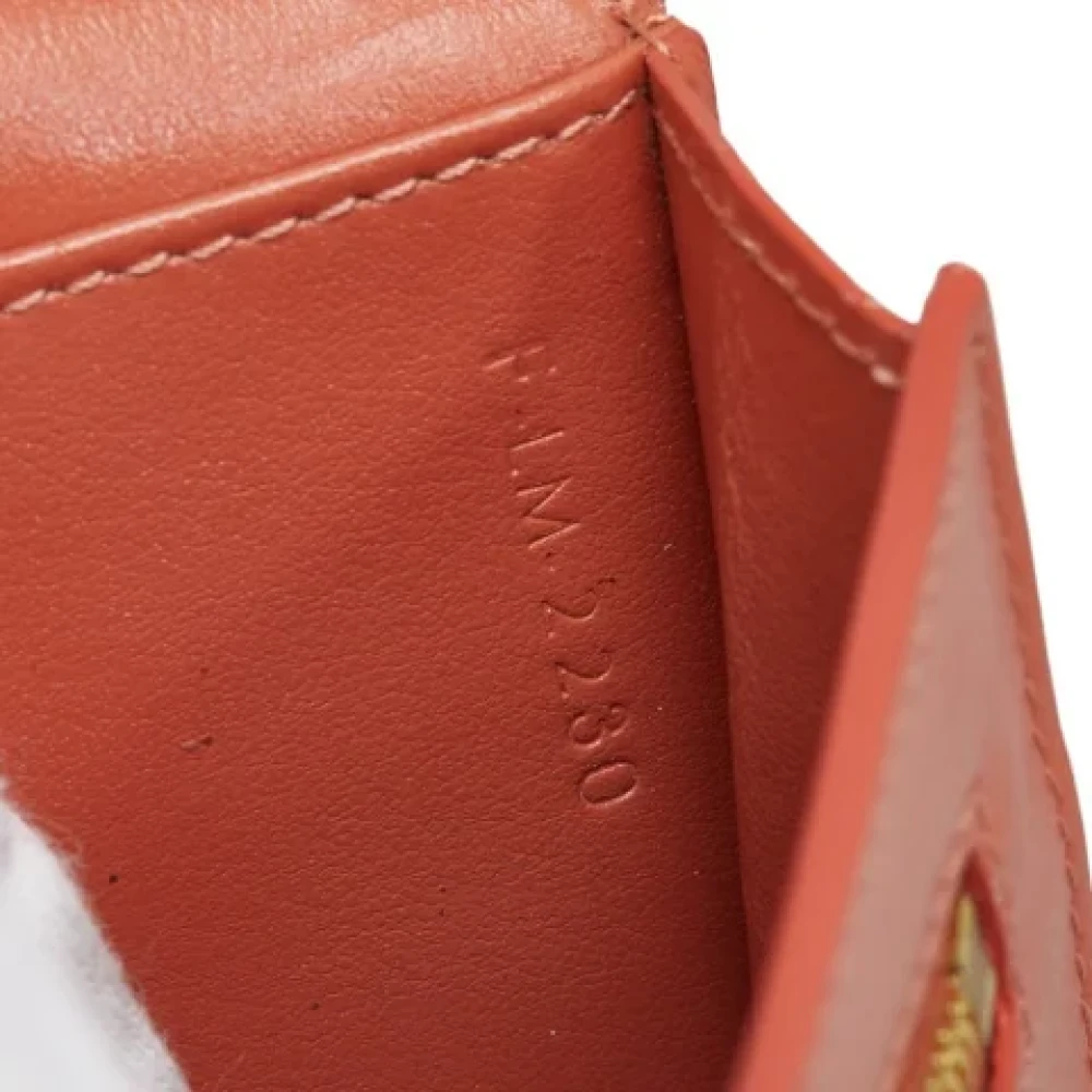 Celine Vintage Pre-owned Leather wallets Pink Dames