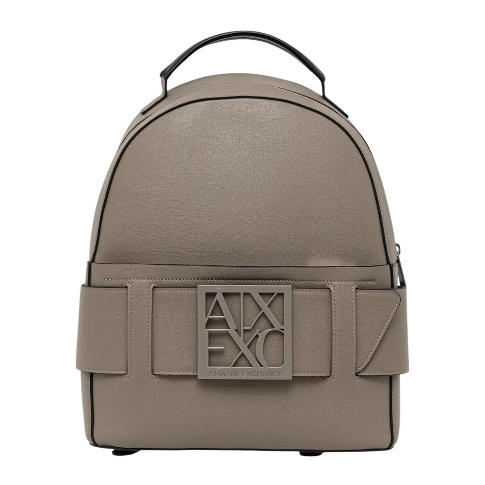 Armani Exchange Women's Gray Backpacks, One Size, Backpack
