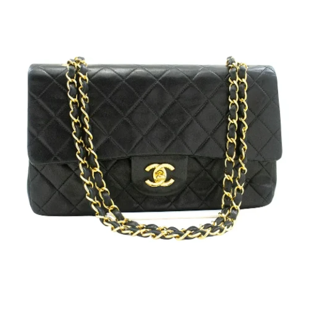 Chanel Vintage Pre-owned Leather chanel-bags Black Dames