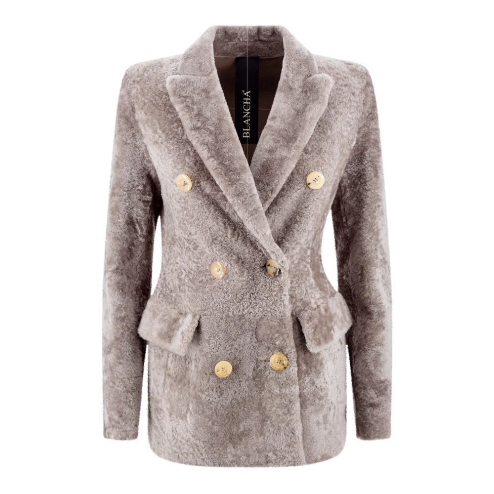Blancha Beige Jassen voor Stijlvolle Outfits Beige Dames