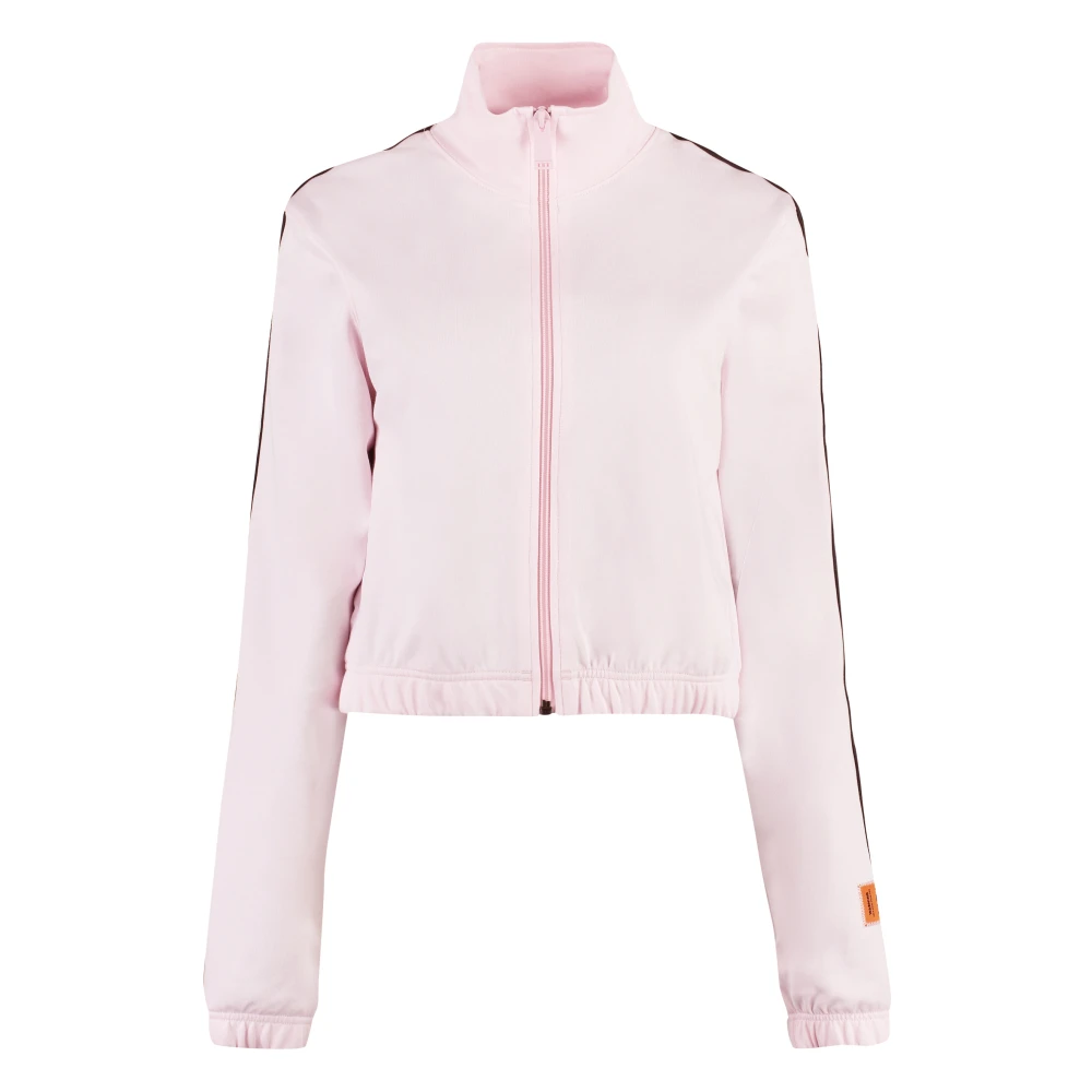 Heron Preston Gestreepte Techno Fabric Sweatshirt Pink Dames