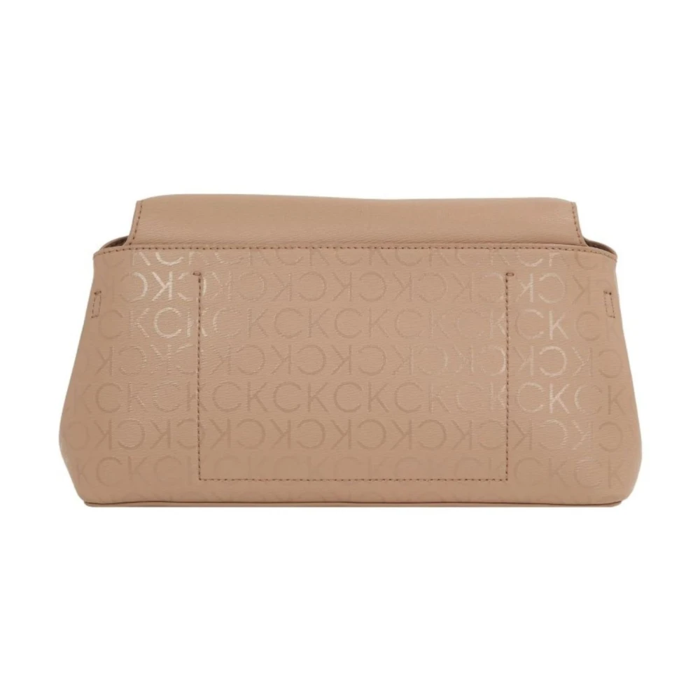 Calvin Klein Elegante Schoudertas voor Vrouwen Brown Dames