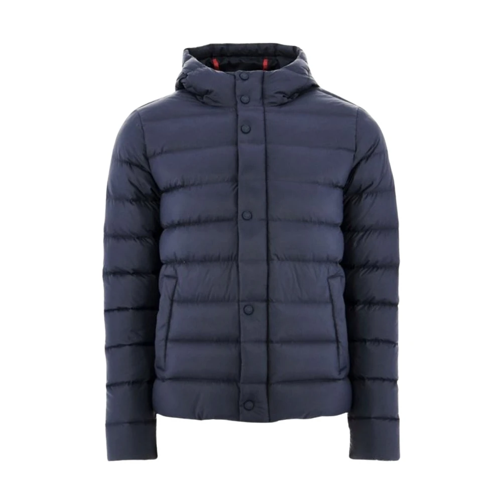 Jott Gewatteerde jas met capuchon Blauw Blue Heren