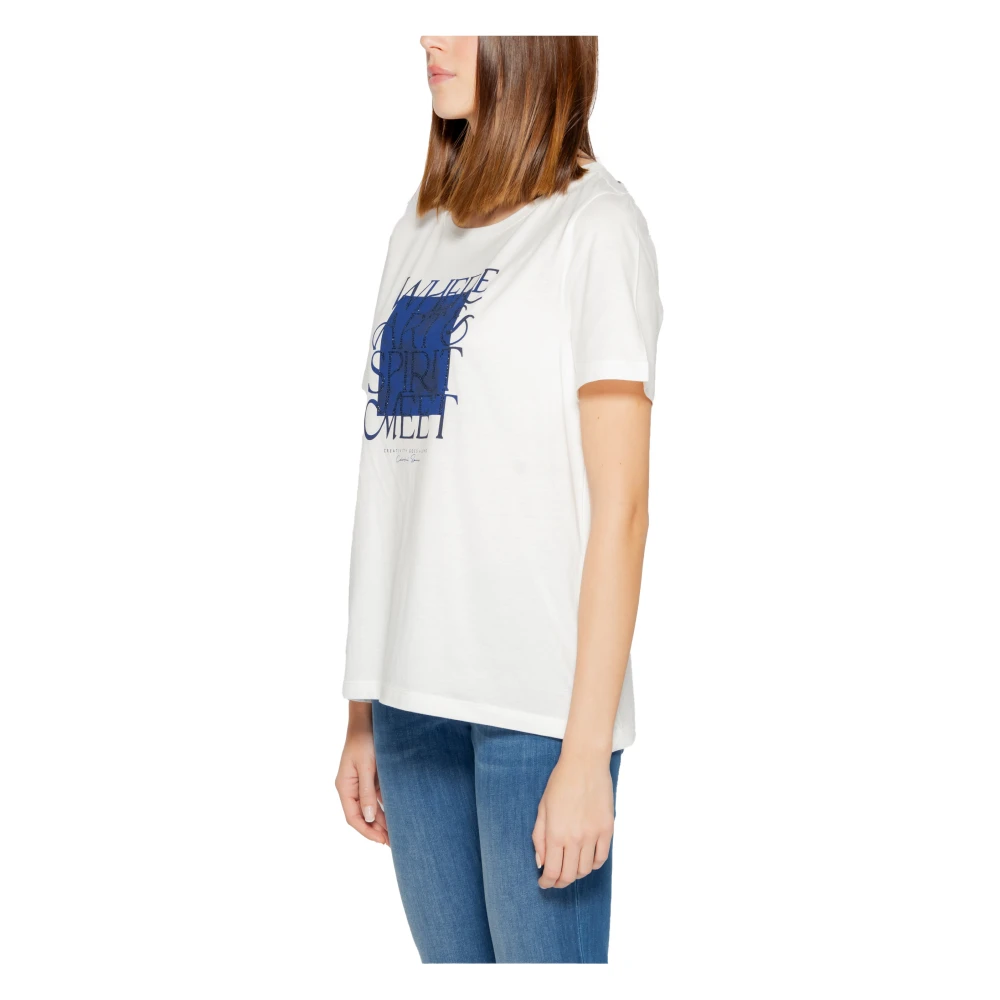Street One Dames T-shirt Lente Zomer Collectie White Dames