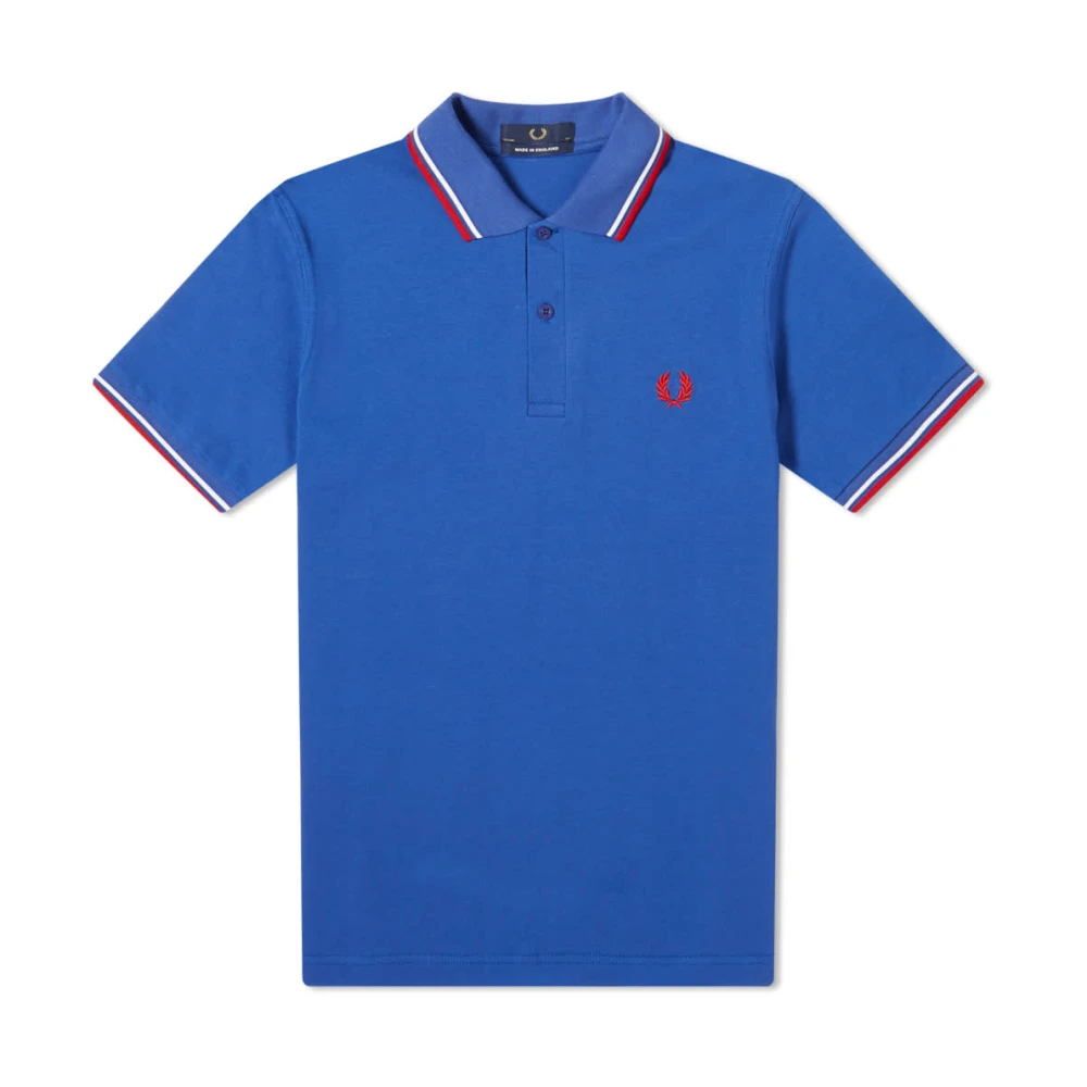 Fred Perry Original Twin Tipped Polo Blauw Blue Heren
