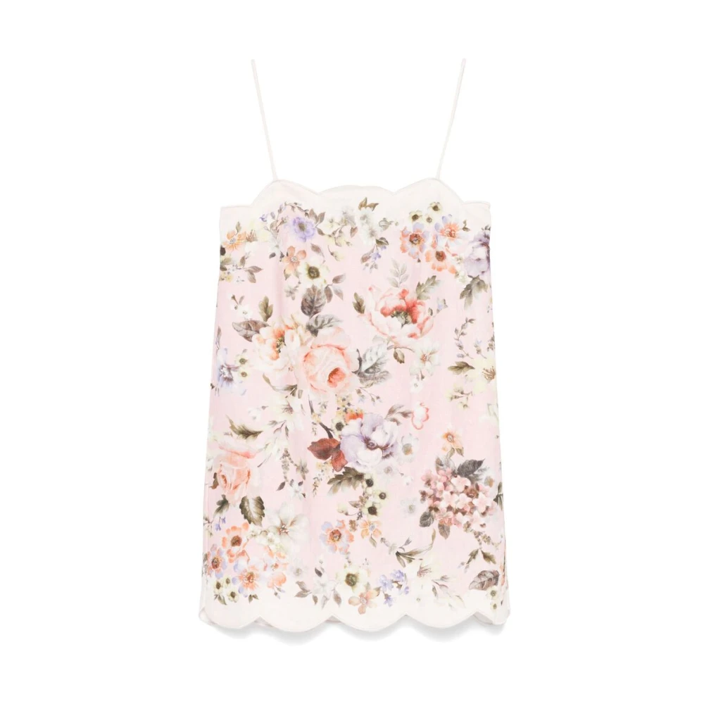 Zimmermann Acacia Print Linnen Jurk Multicolor Dames