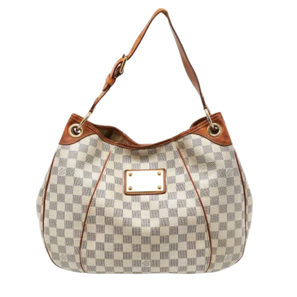 Louis Vuitton Vintage Pre-owned Coated canvas handbags White Dames