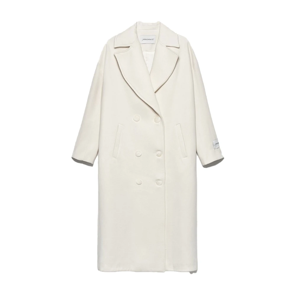 Hinnominate Belted Coats White Dames