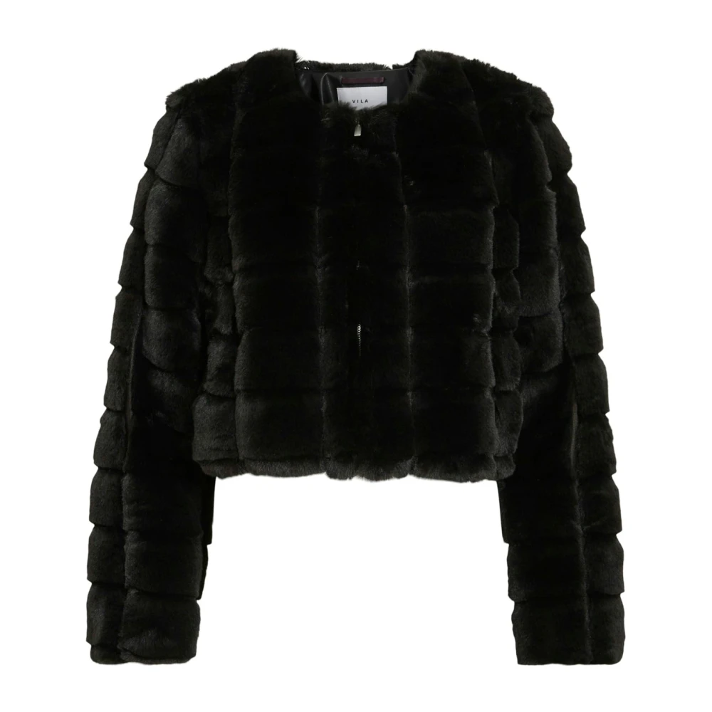 Vila Stijlvolle Jas Black Dames