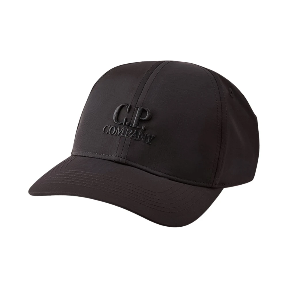 C.p. Company Men's Black Hats & Caps, One Size, Chrome-R Cap