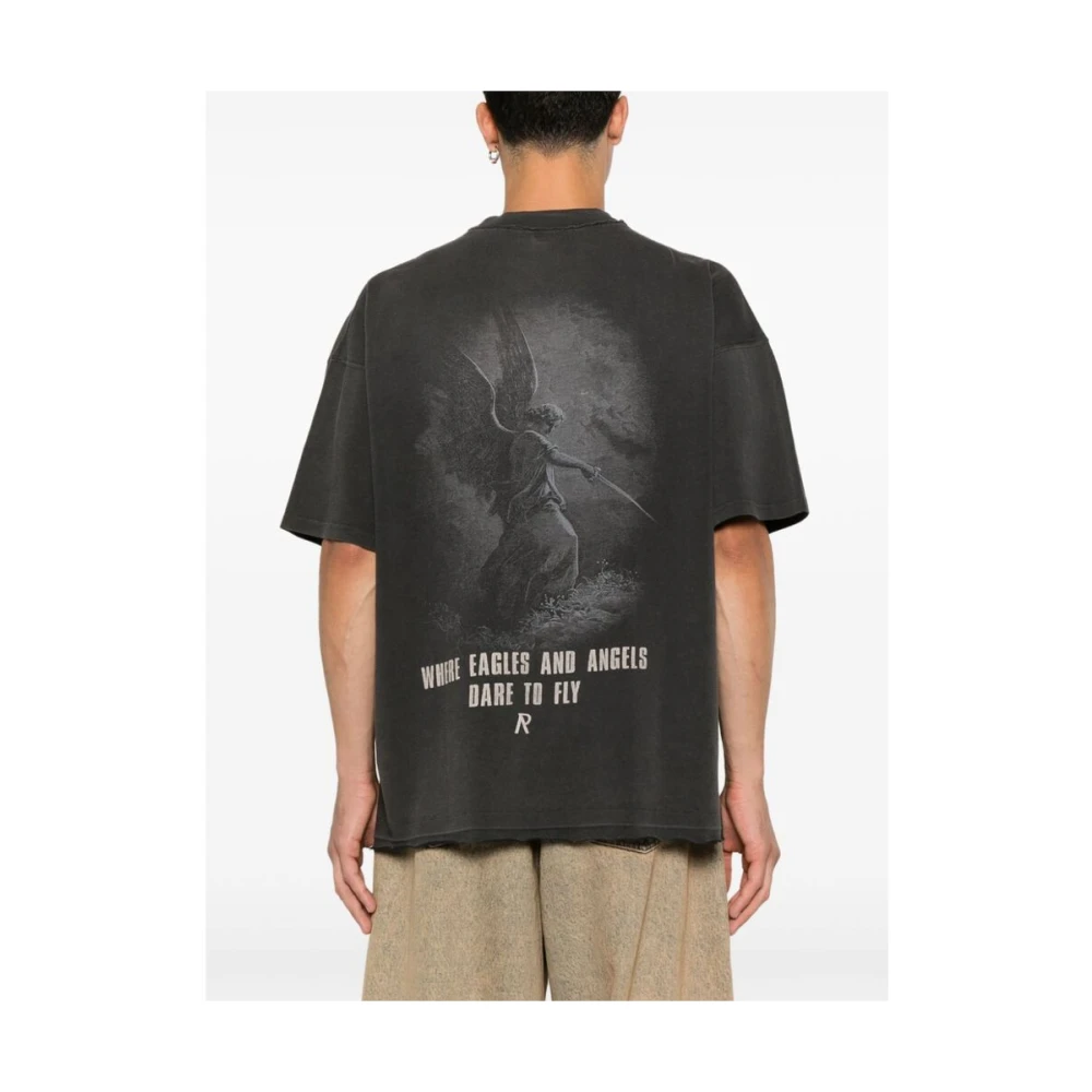 Represent Grafische Print Katoenen T-shirt Gray Heren