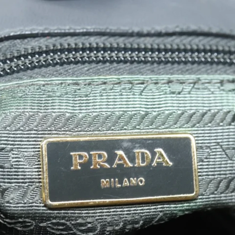 Prada Vintage Pre-owned Fabric shoulder-bags Green Dames