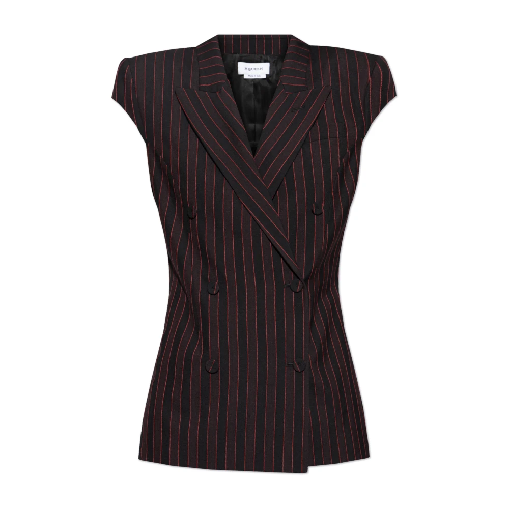 Alexander mcqueen Wollen vest Black Dames