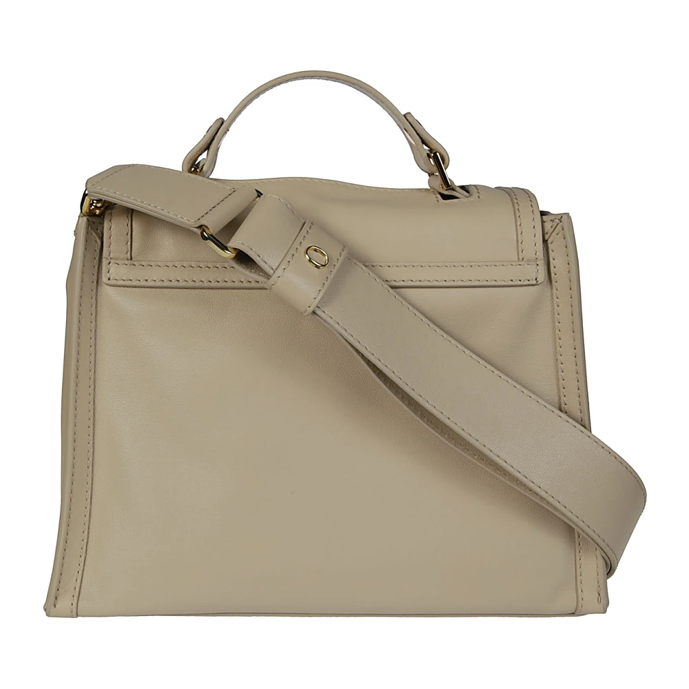 Orciani Stijlvolle Leren Tas Beige Dames