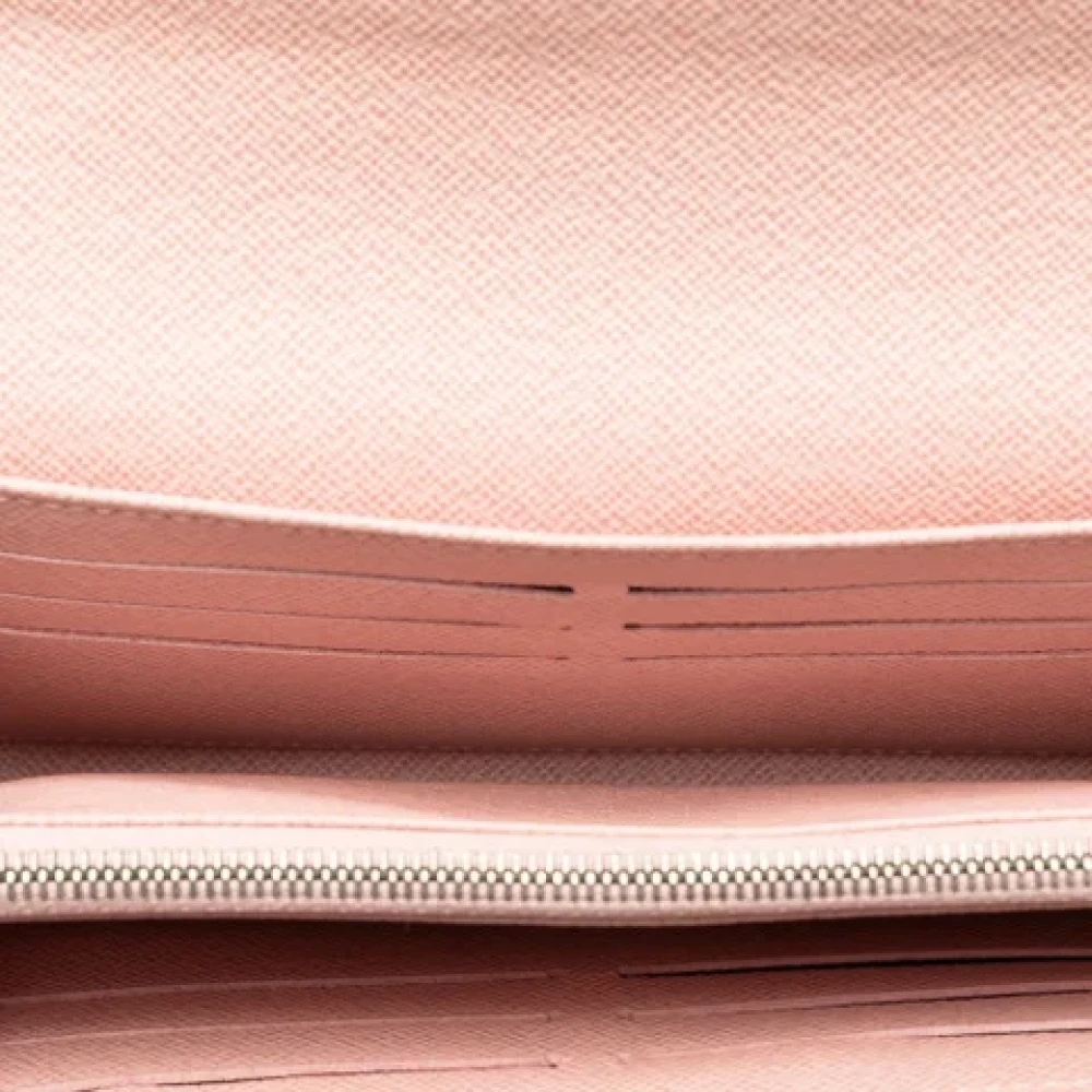 Louis Vuitton Vintage Pre-owned Leather wallets Pink Dames