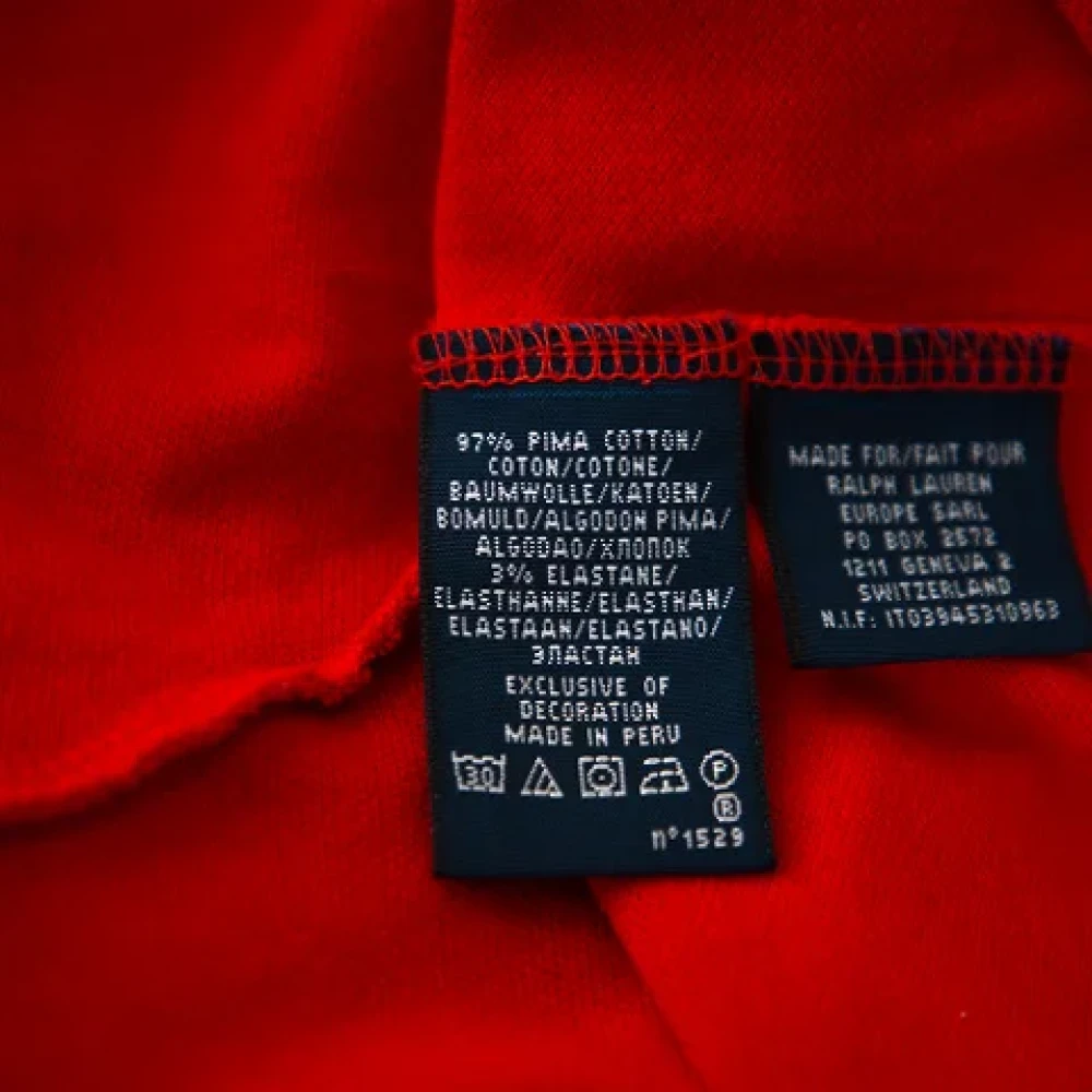Ralph Lauren Pre-owned Knit tops Orange Dames