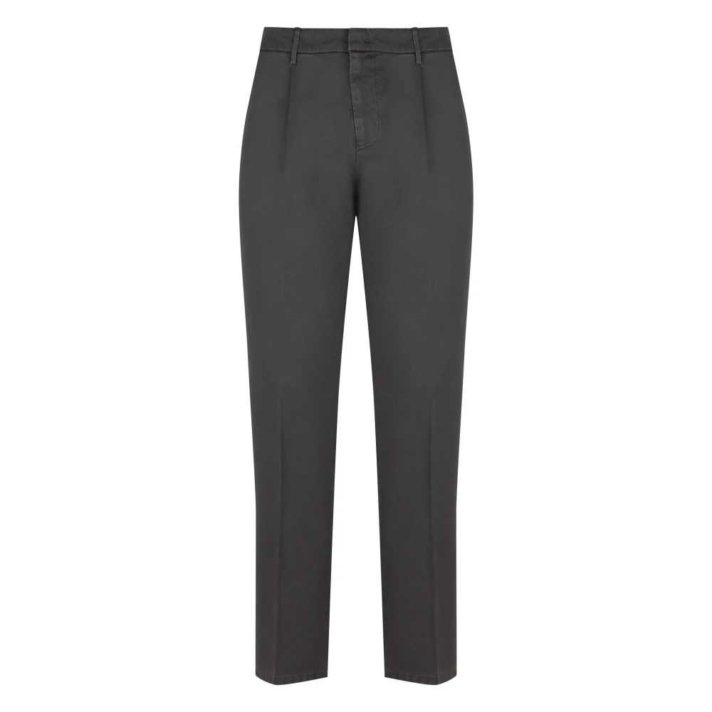 Dondup Katoenen Chino Broek met Achterzakken Gray Heren