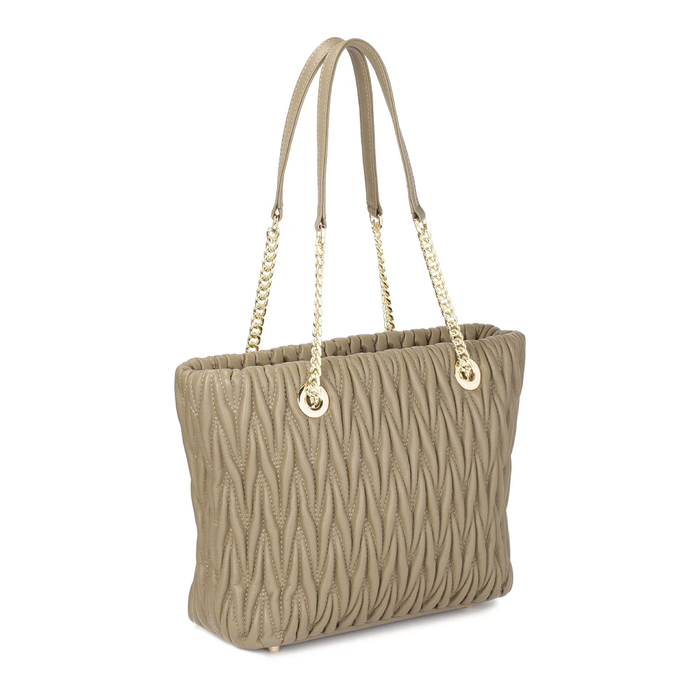 Kazar Ruime schoudertas in gewatteerd patroon Beige Dames