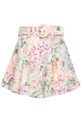 blommigt-linne-shorts
