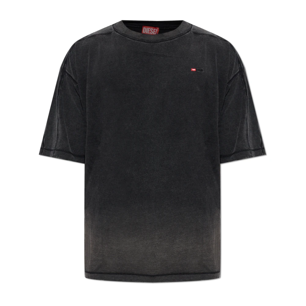 Diesel Mannelijk Zwart Tops Heren, Xs, T-Shirts
