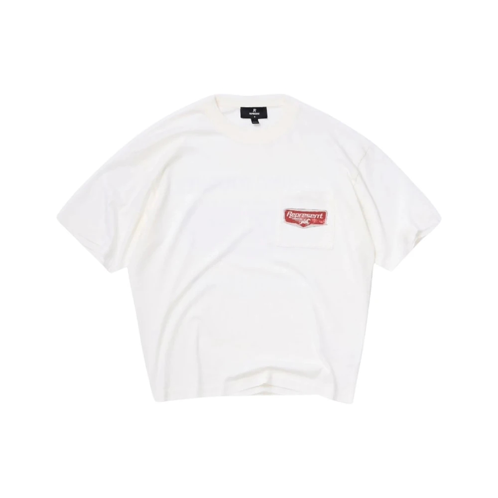 Represent Men's White T-Shirts, L, T-Shirts
