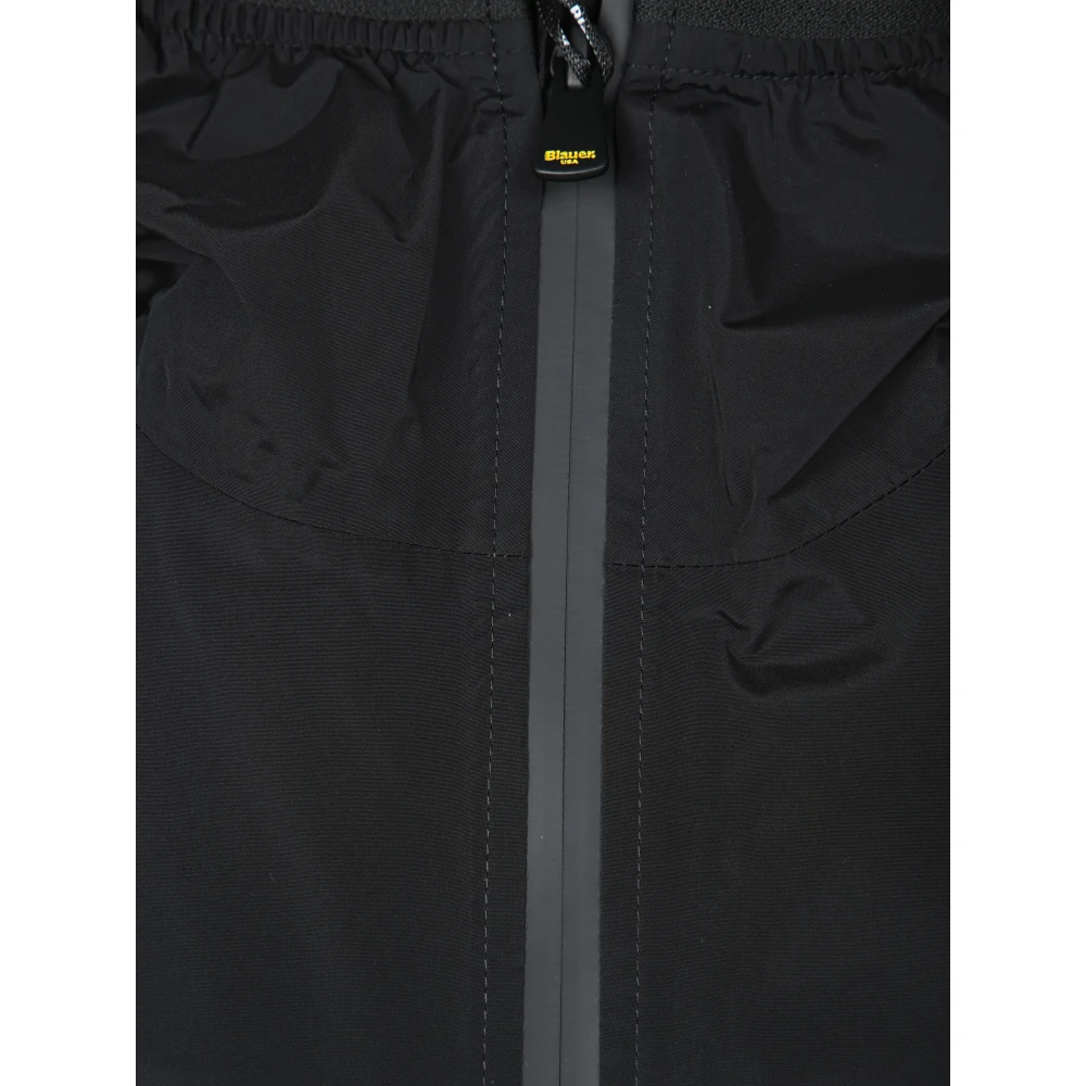 Blauer Stijlvolle waterafstotende jas Black Heren