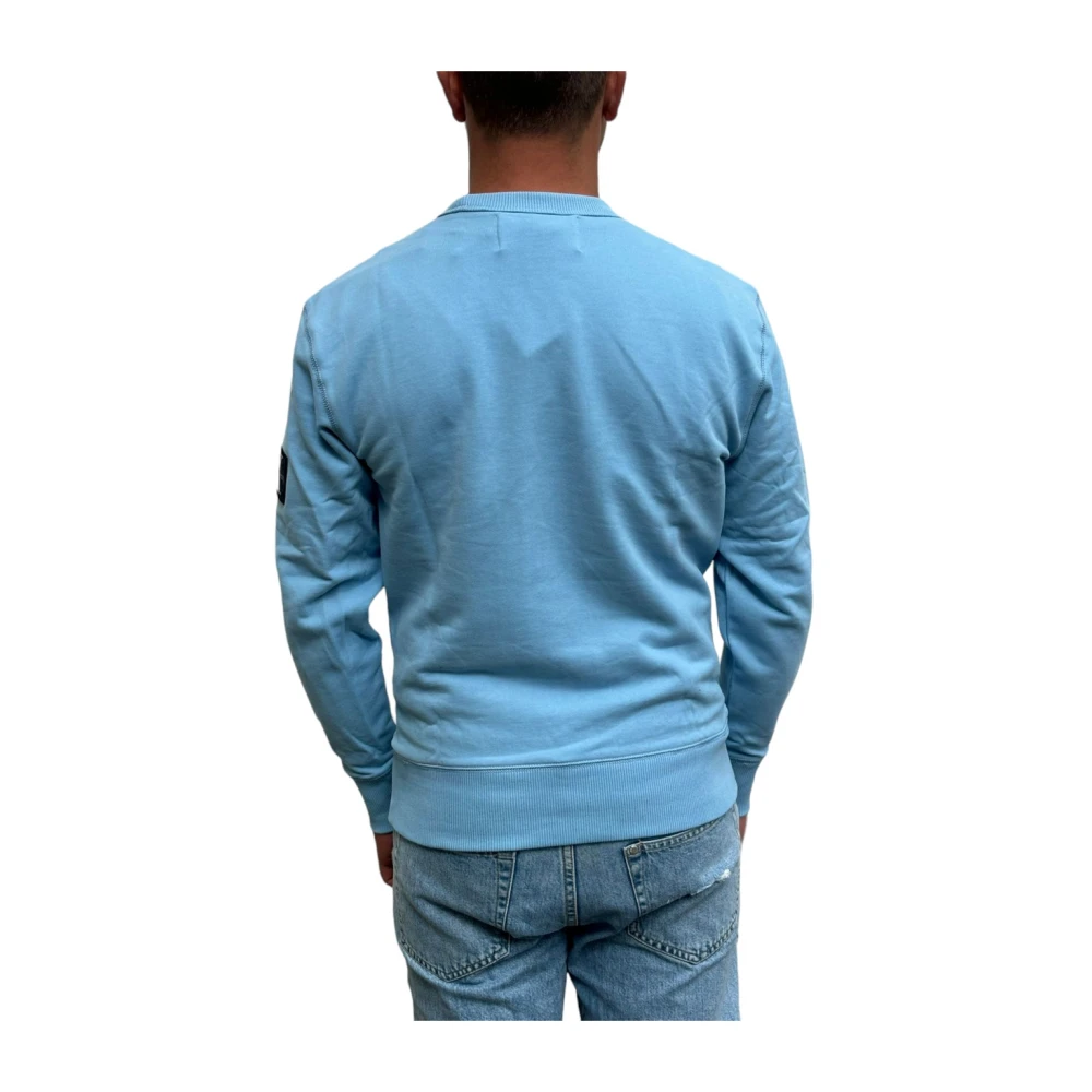 Calvin Klein Stijlvolle Sweatshirt voor Mannen Blue Heren