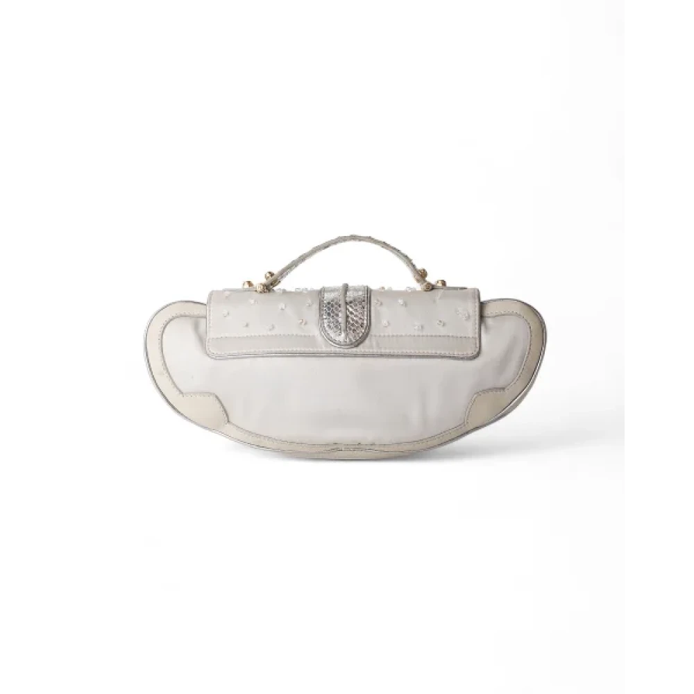 Fendi Vintage Pre-owned Fabric handbags Gray Dames