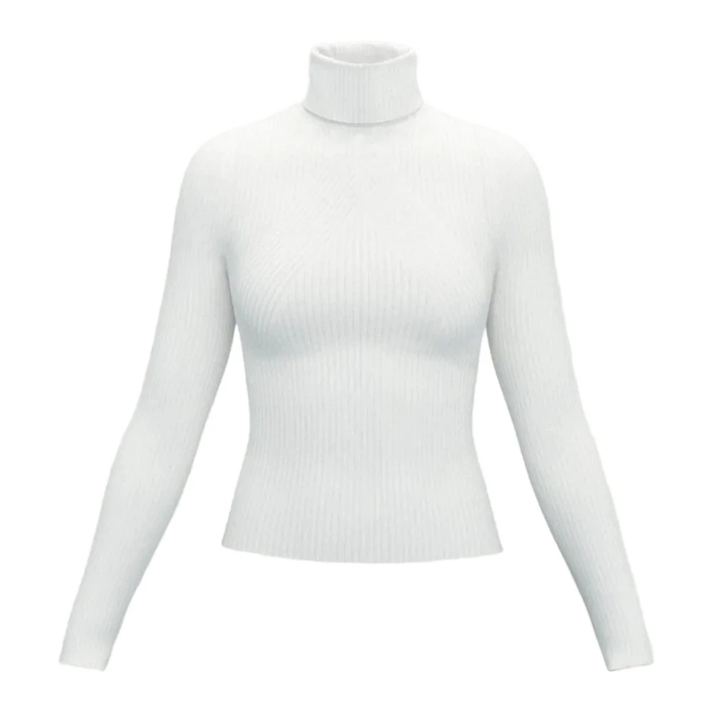 Emme DI Marella Stijlvolle Gebreide Top White Dames
