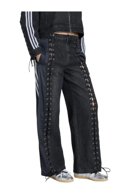 Denim Firebird Lacing Pants