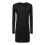 robe-mini-noire-avec-ruches-style-elegant