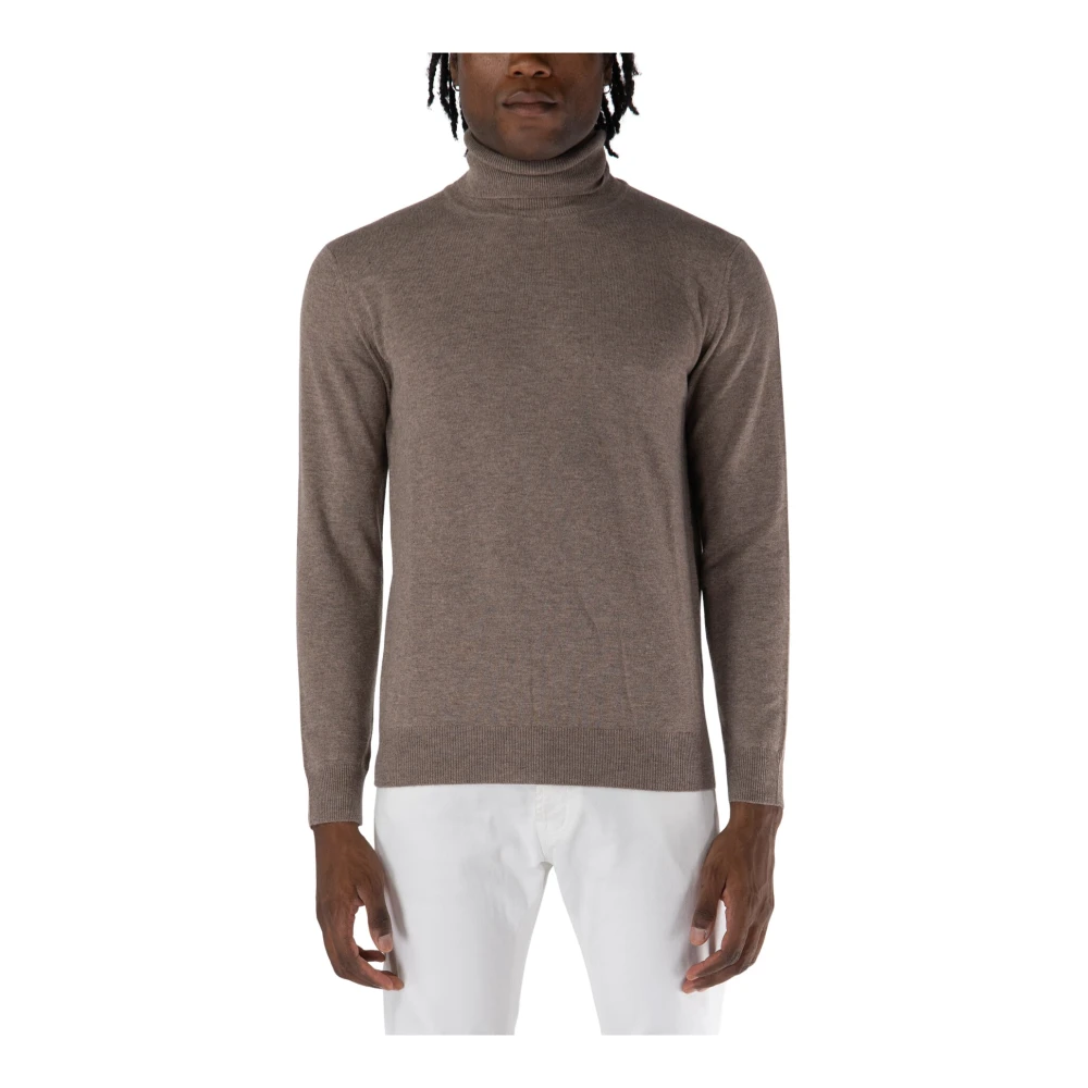 Kangra Men's Brown Turtlenecks, Xl, Turtleneck Jumper