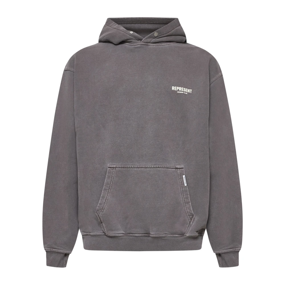 Represent Club Hoodie Sweaters Gray Heren