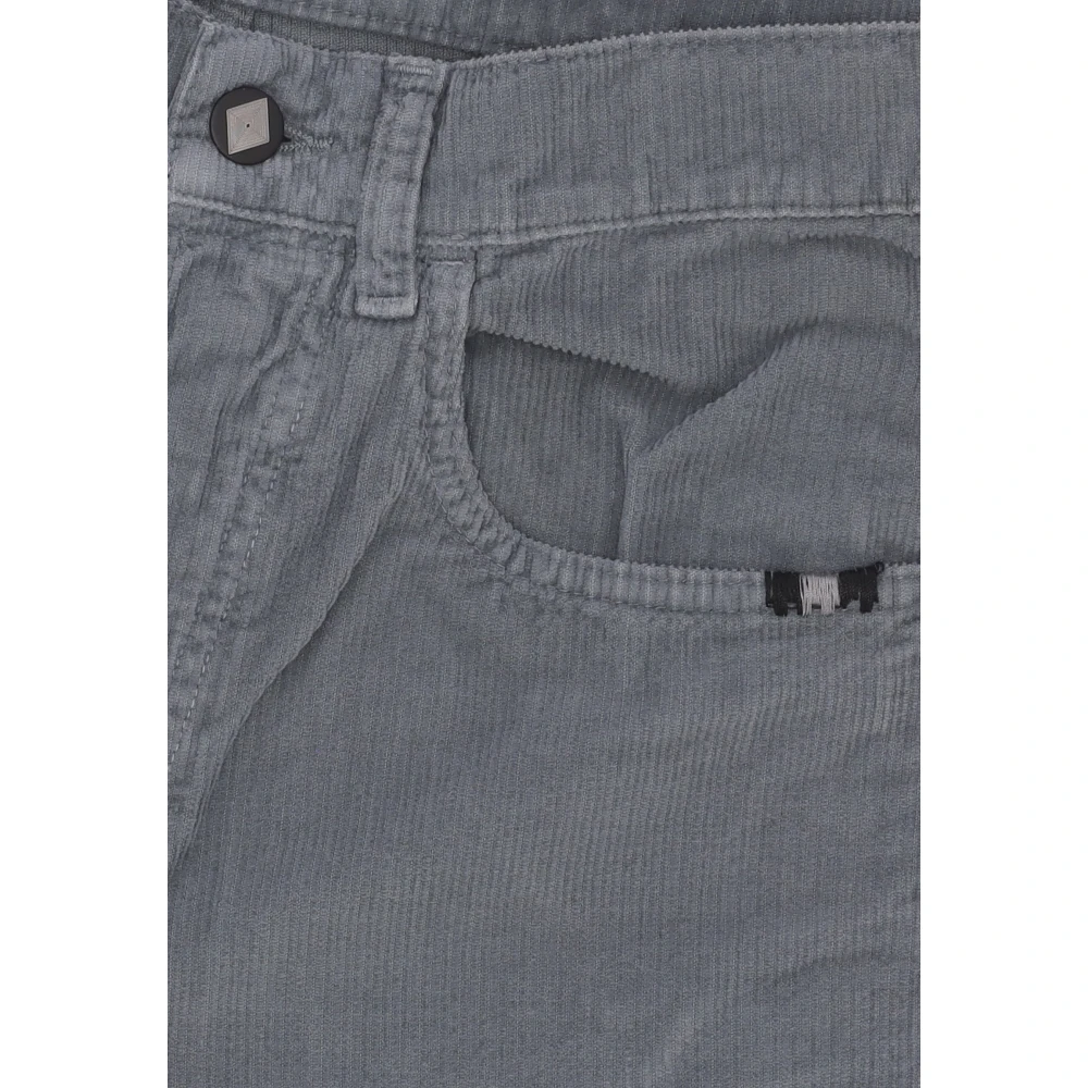 Amish Fluwelen Werkbroek Antraciet Gray Heren