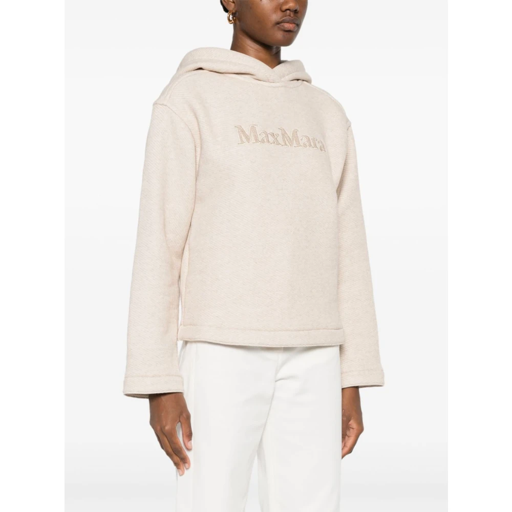 Max Mara Beige Sweatshirt Pure Sweater Elegance Beige Dames