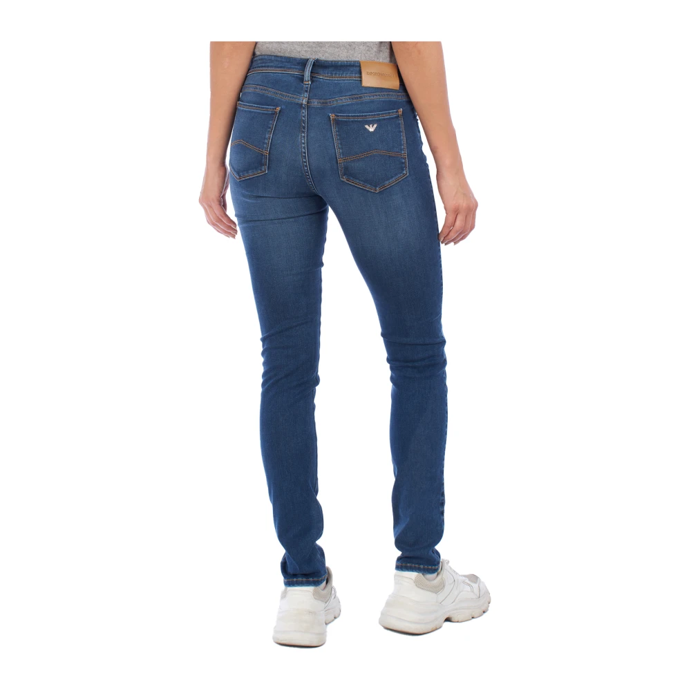 Emporio Armani Stretch Skinny Jeans Blue Dames