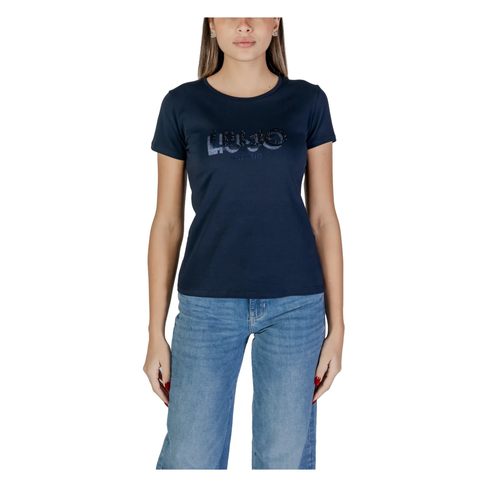 Liu Jo Mujer Azul Camisetas, Talla: S