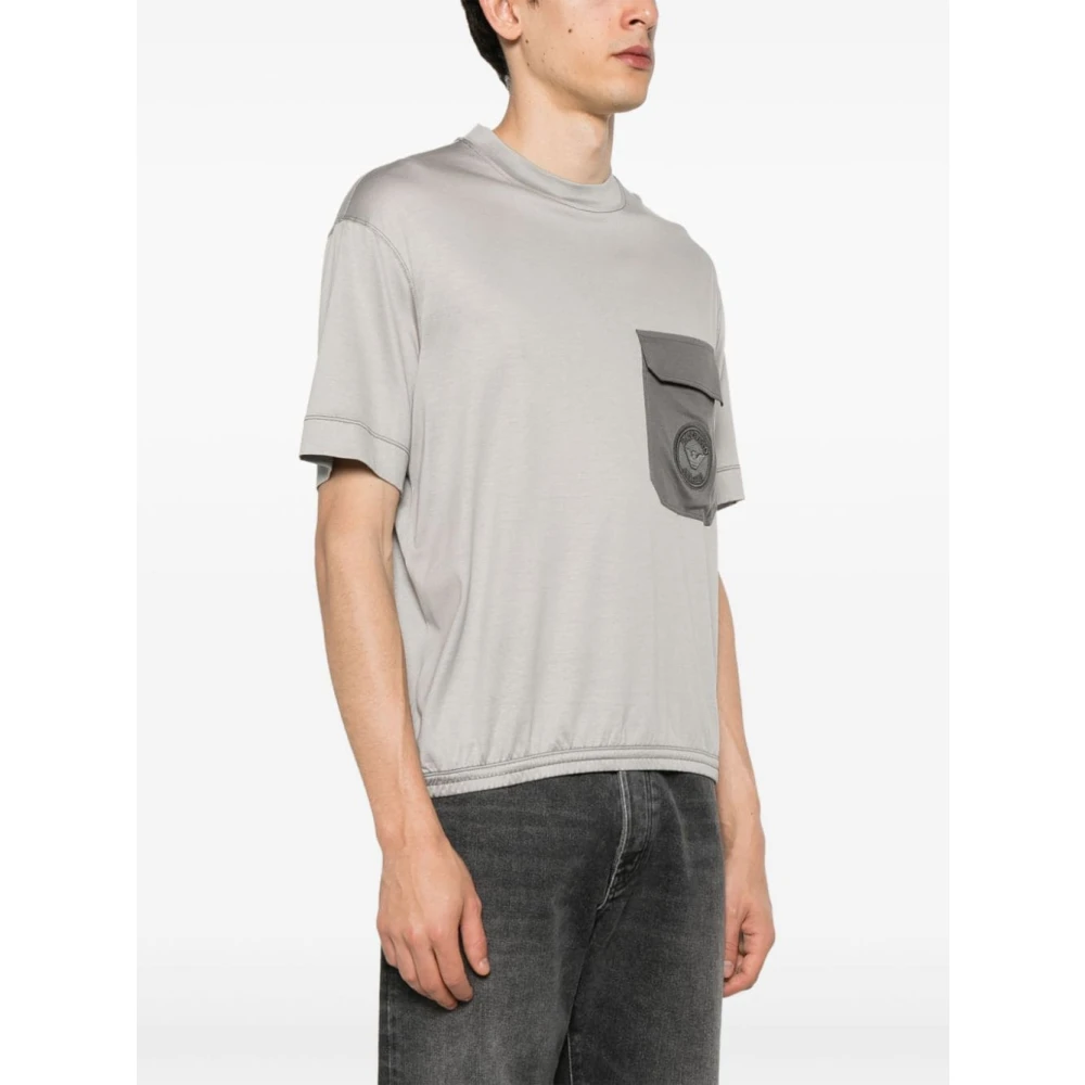 Emporio Armani Grijze T-shirts en Polos Gray Heren