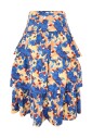 floral-print-high-waist-tiered-skirt