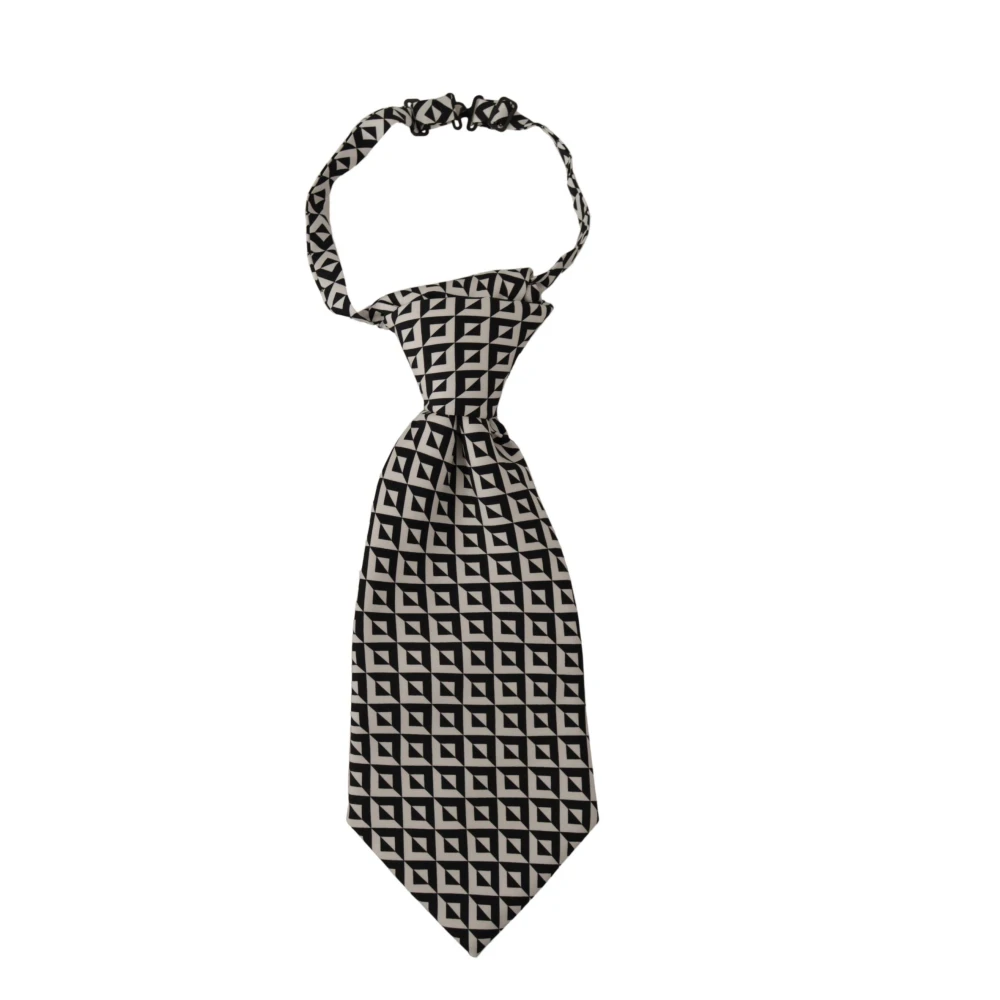 Dolce & Gabbana Men's Black Sophisticated Silk Tie
