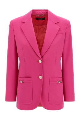 Underwater Barocco Wool Boxy Blazer