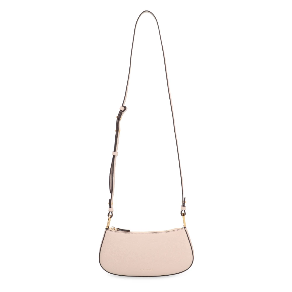 Coccinelle Kleine Leren Tas met Afneembare Band Pink Dames