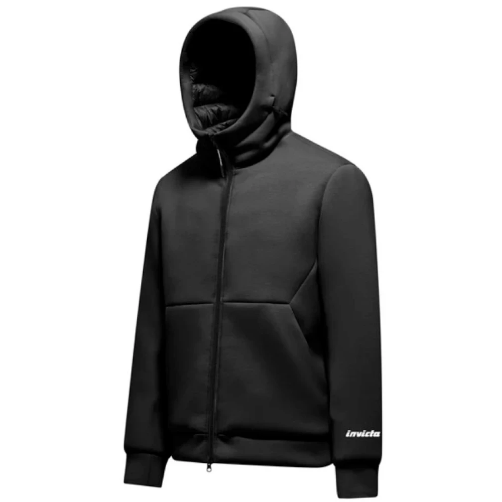 Invicta Zwarte Neopreen Winddichte Ademende Jas Black Heren