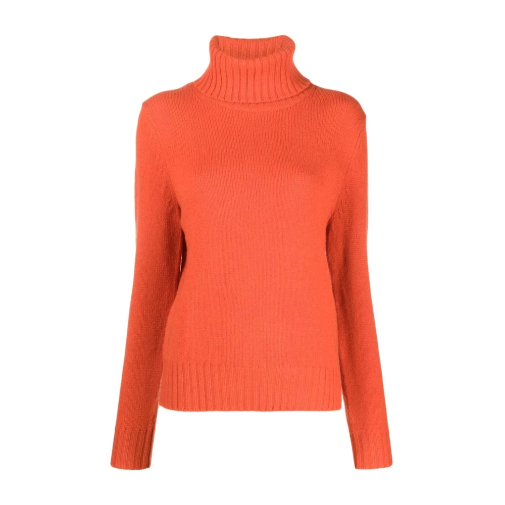 Ralph Lauren Ull Turtleneck Tröja - Orange Orange, Dam