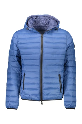 Blå Nylon Herrjacka