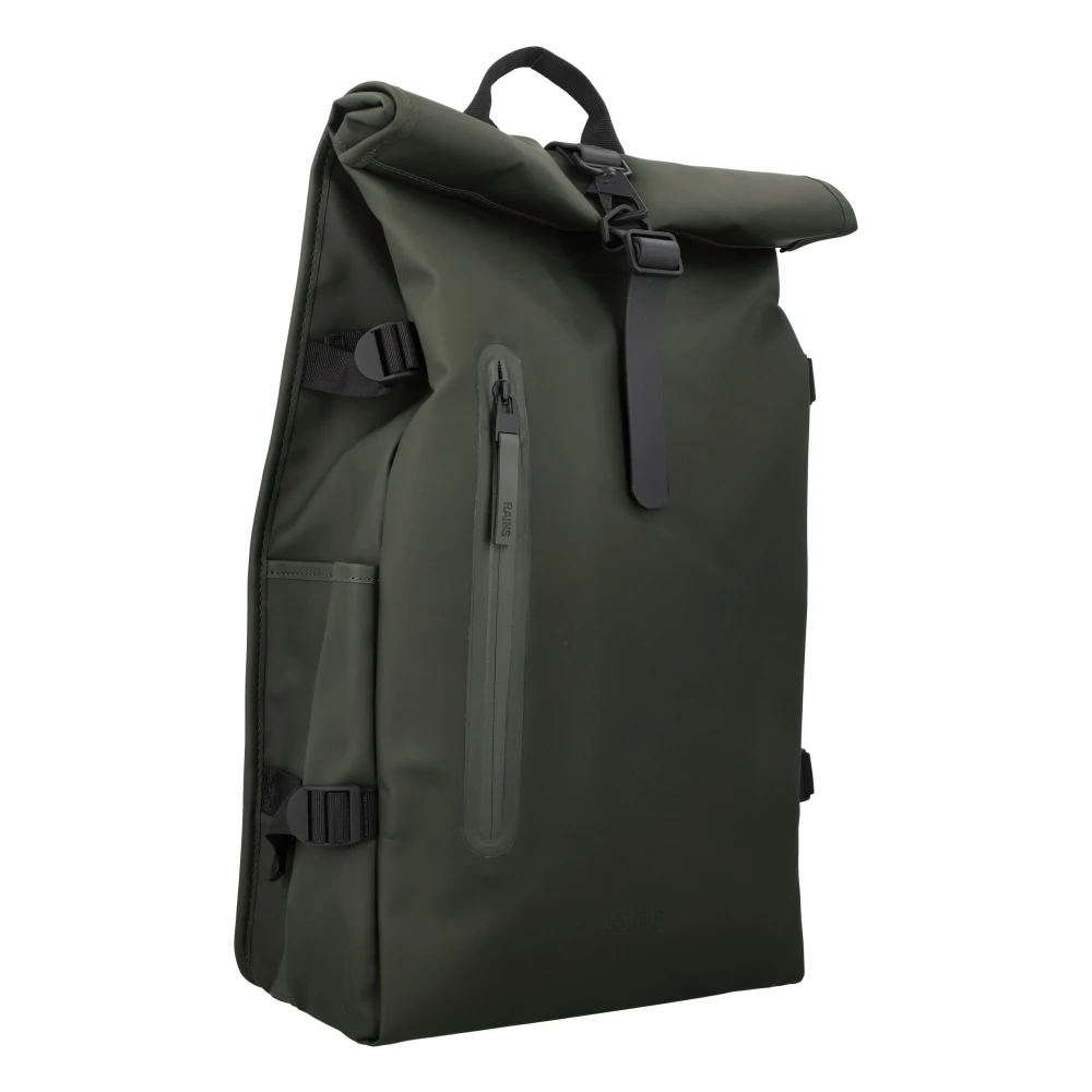 Rains Rolltop Rugzak Large Green Unisex