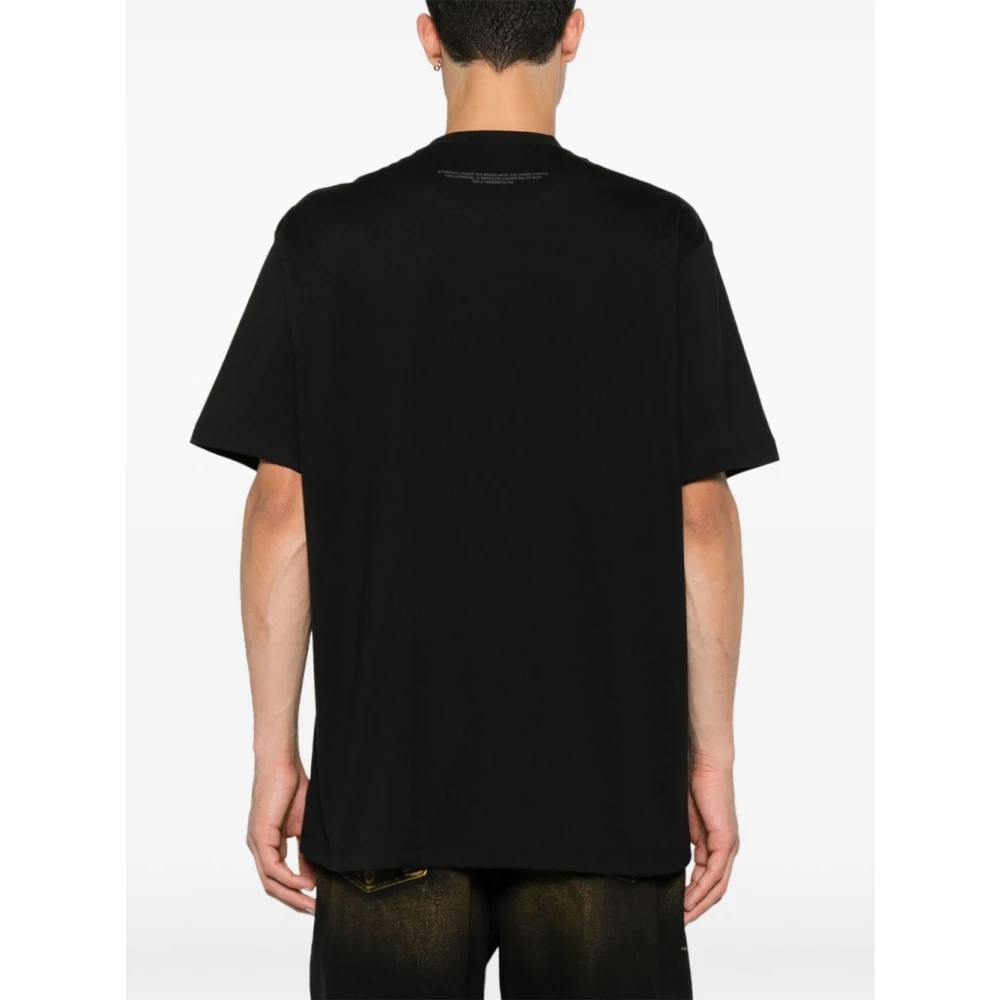 Y-3 Reflecterend Logo T-shirt Black Heren
