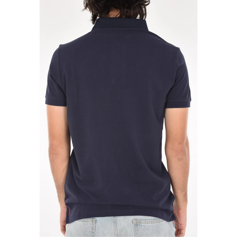U.s. Polo Assn. Blauwe King Polo Shirt 100% Katoen Blue Heren