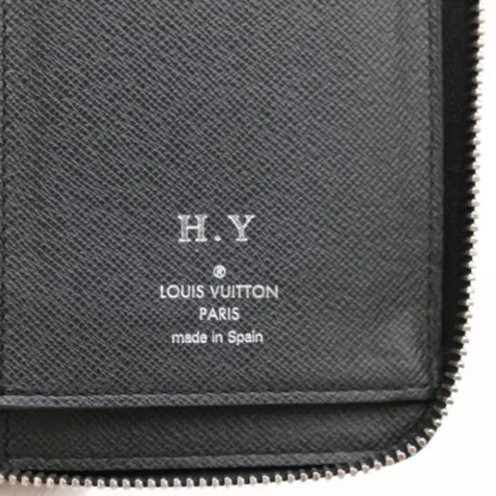 Louis Vuitton Vintage Pre-owned Leather wallets Black Heren